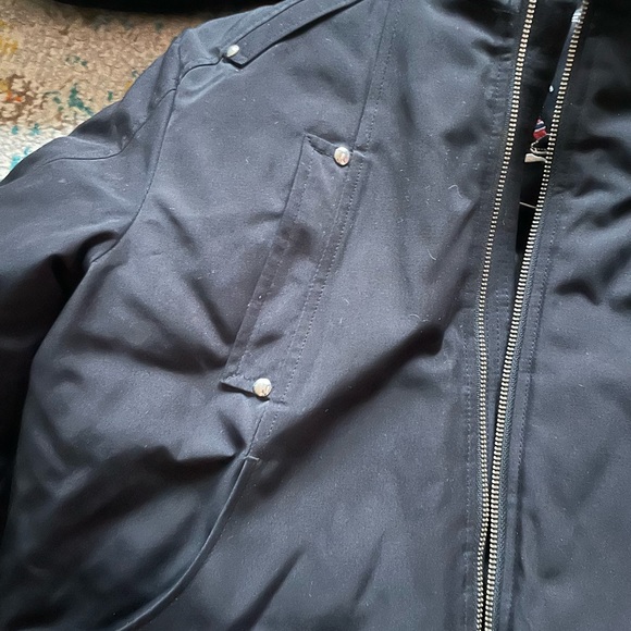 Final Sale ‼️MOOSE KNUCKLES BALLISTIC BOMBER JACKET with FUR trim Hoo… - Picture 8 of 16